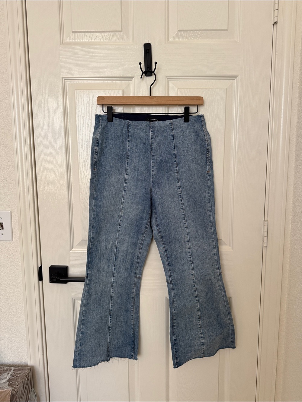 INC International Concepts Light Blue Wide-Leg Denim Jeans